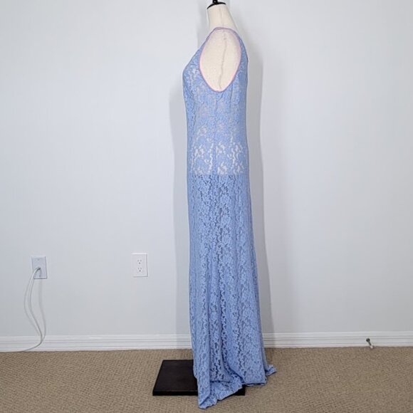 FREE PEOPLE feeling for lace maxi slip Sz L NEW - Picture 5 of 10